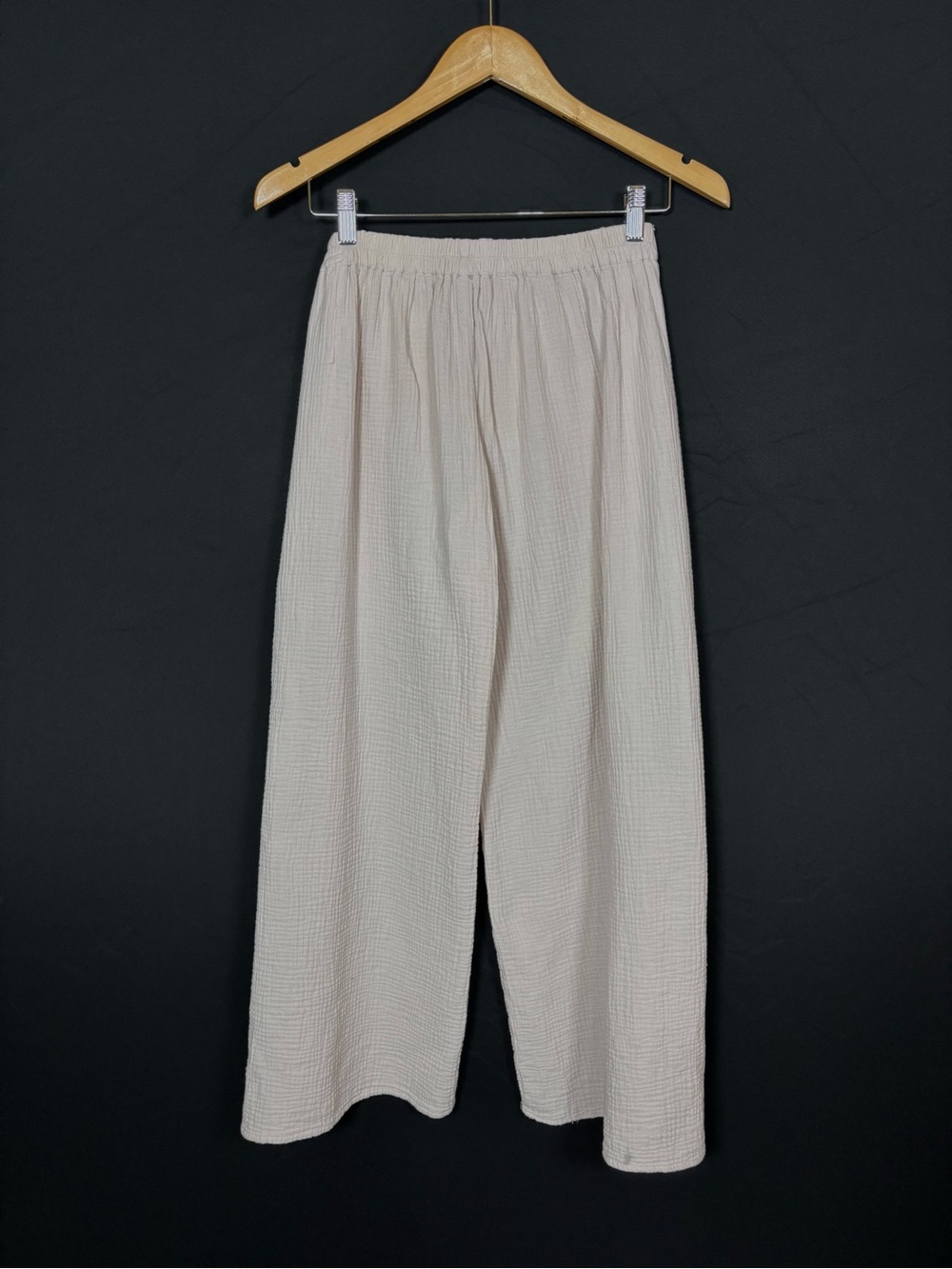Young Fabulous & Broke Cream Wide-Leg Tie-Waist Pants - Picture 4 of 7